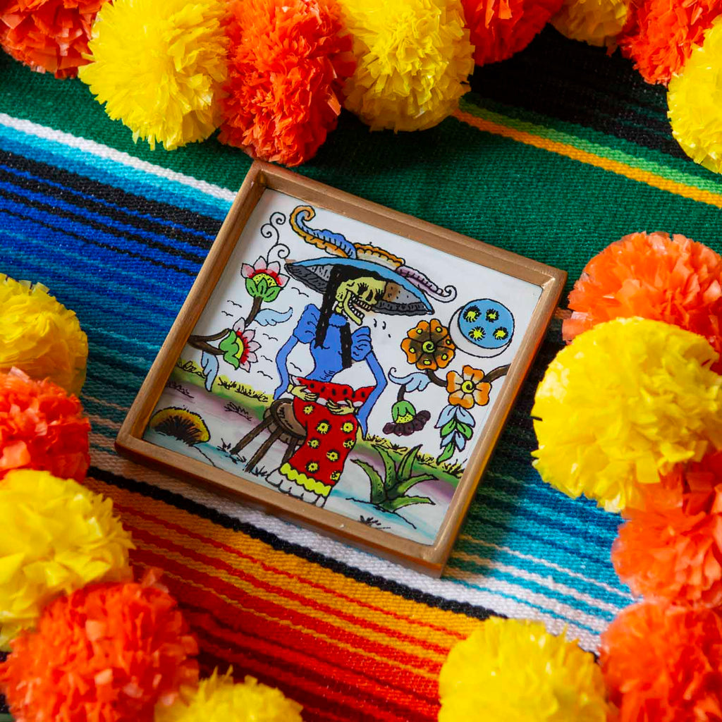 Catrina Folk Art Frame-Siesta Crafts