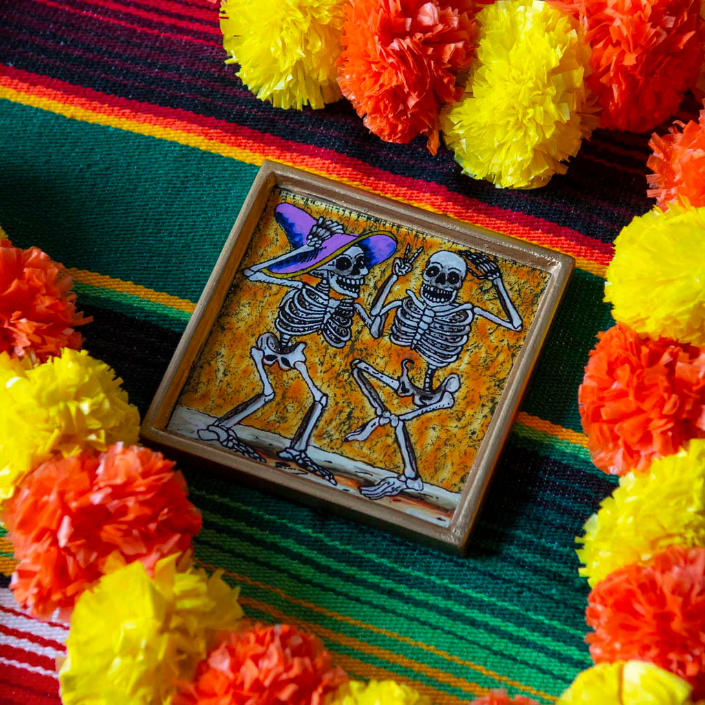 Dancing Friends Folk Art Frame-Siesta Crafts