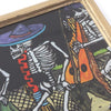 Harpist in Party Folk Art Frame-Siesta Crafts