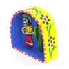 Lady with Flowers Retablo-Siesta Crafts