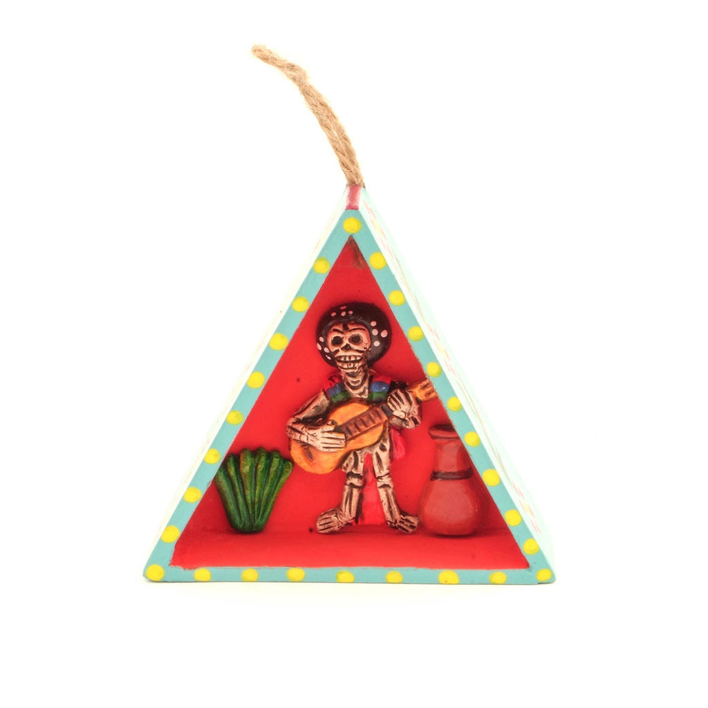 Guitar Player Retablo-Siesta Crafts