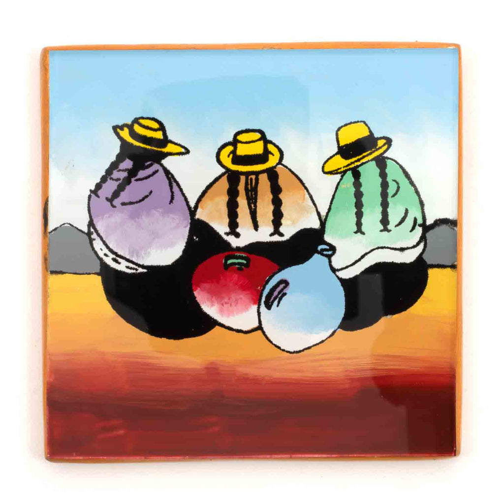 Peruvian Women Coaster Set-Siesta Crafts