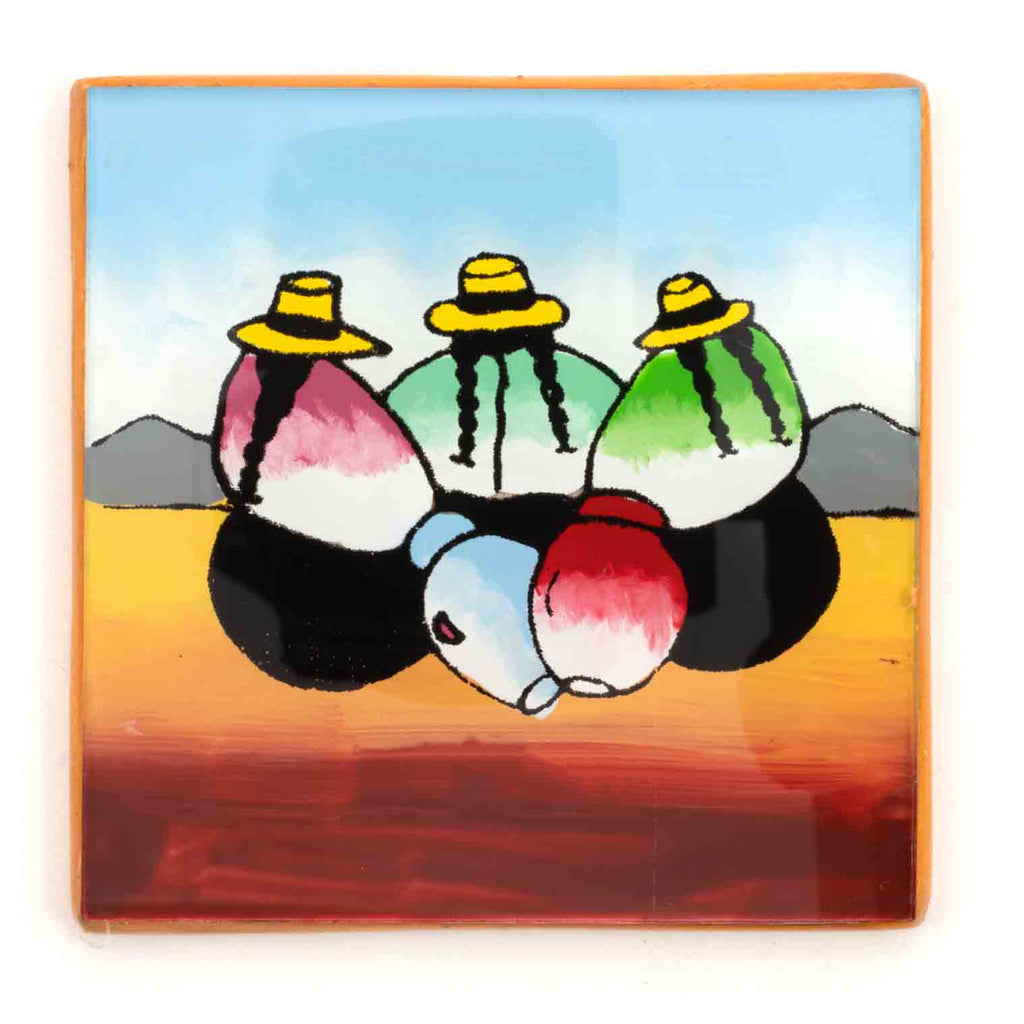 Peruvian Women Coaster Set-Siesta Crafts