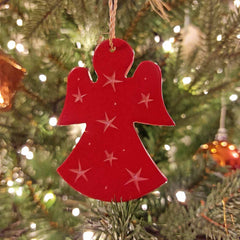 Angel Soapstone Christmas Decoration-Siesta Crafts