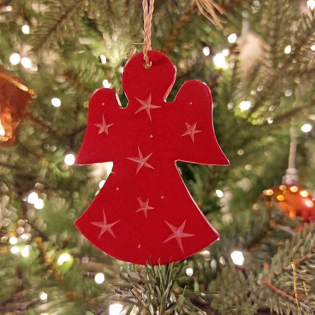 Angel Soapstone Christmas Decoration-Siesta Crafts