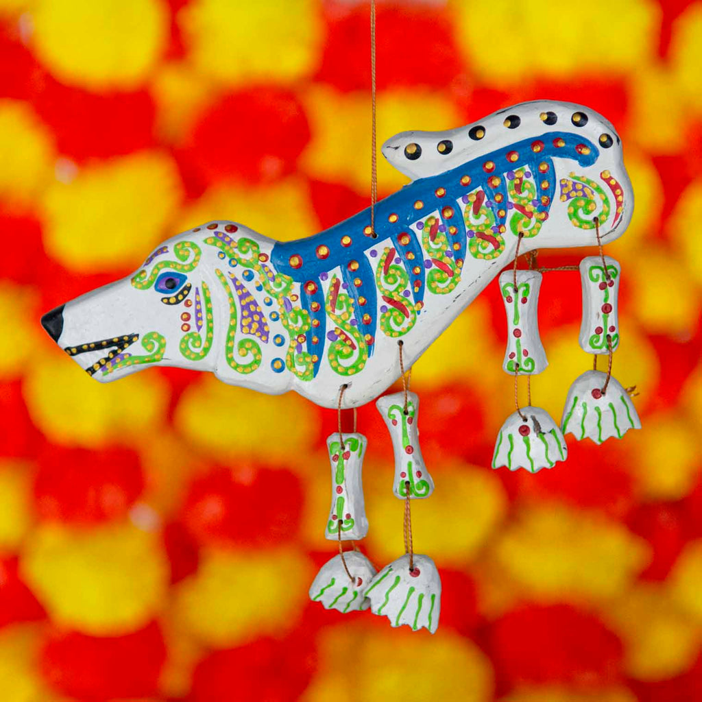 Candy Skull Dog-Siesta Crafts