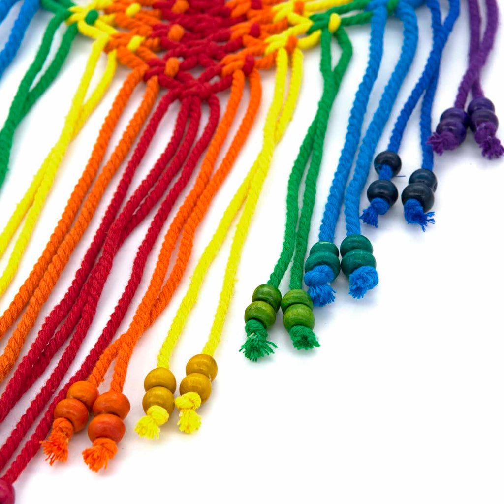Rainbow Lotus with Beads-Siesta Crafts