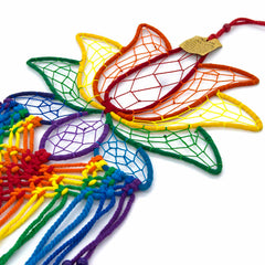 Rainbow Lotus with Beads-Siesta Crafts