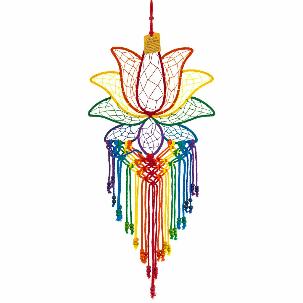 Rainbow Lotus with Beads-Siesta Crafts