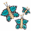 Mexican Ceramic Butterflies - Set of Three-Siesta Crafts