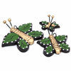 Mexican Ceramic Butterflies - Set of Three-Siesta Crafts