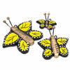 Mexican Ceramic Butterflies - Set of Three-Siesta Crafts