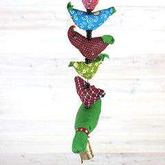 Long String of Birds with Bell-Siesta Crafts