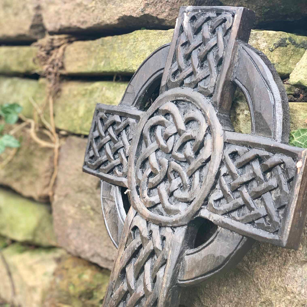 Long Natural Celtic Cross-Siesta Crafts
