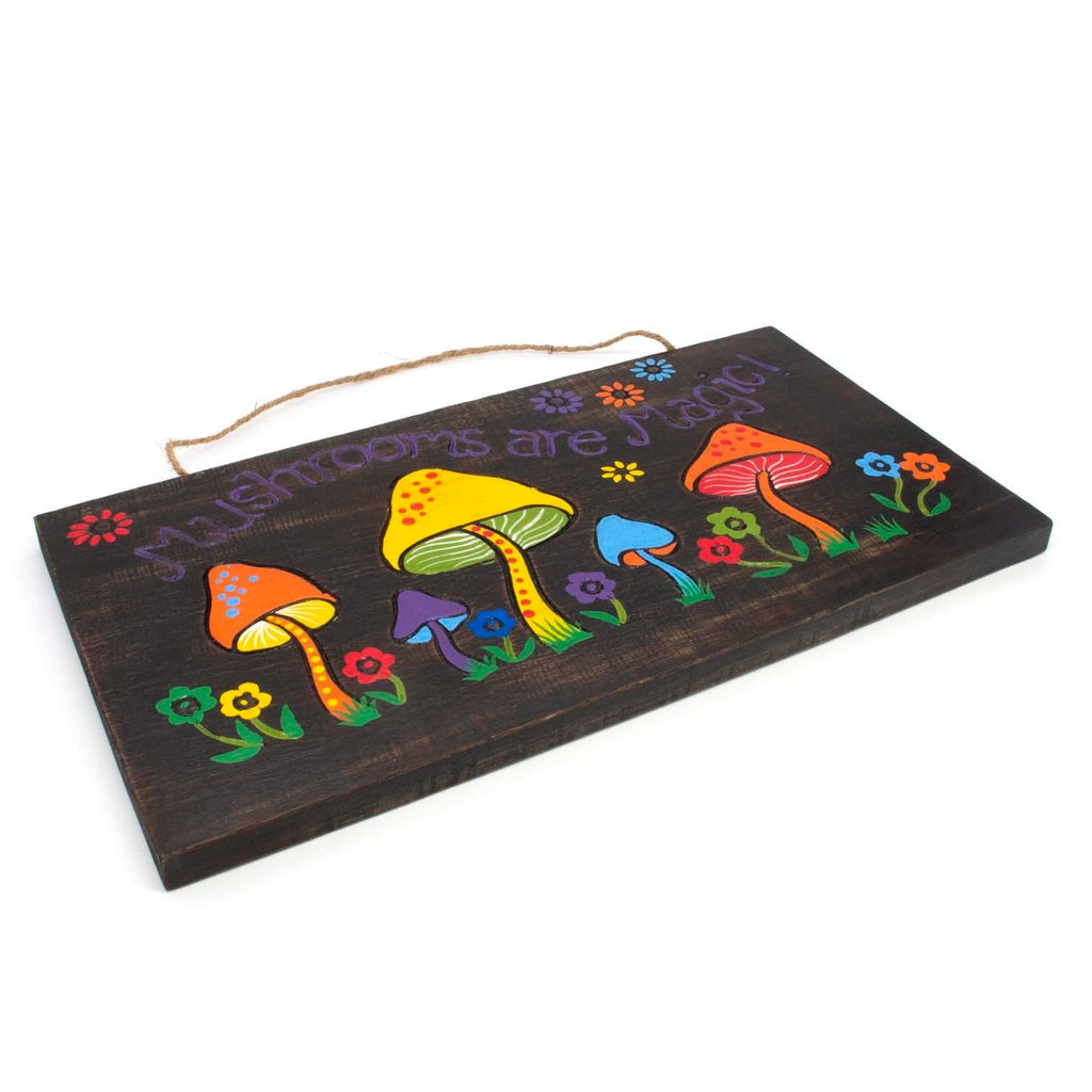 Mushrooms Are Magic Plaque-Siesta Crafts