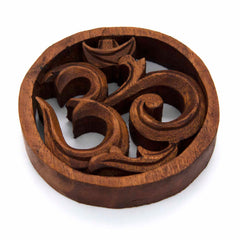 Small Om Plaque-Siesta Crafts