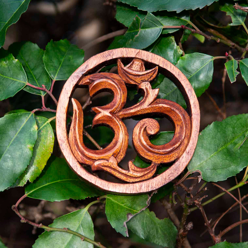 Small Om Plaque-Siesta Crafts