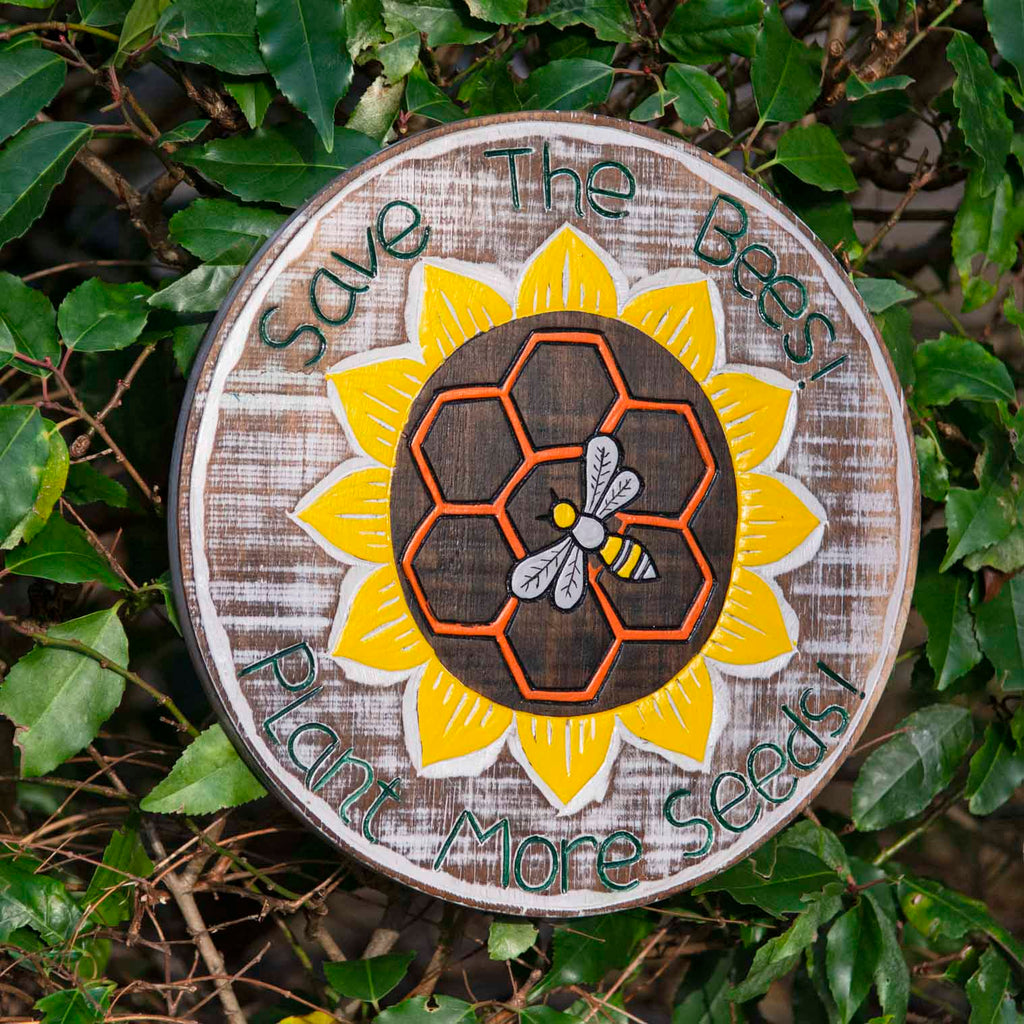 Save The Bees Plaque-Siesta Crafts