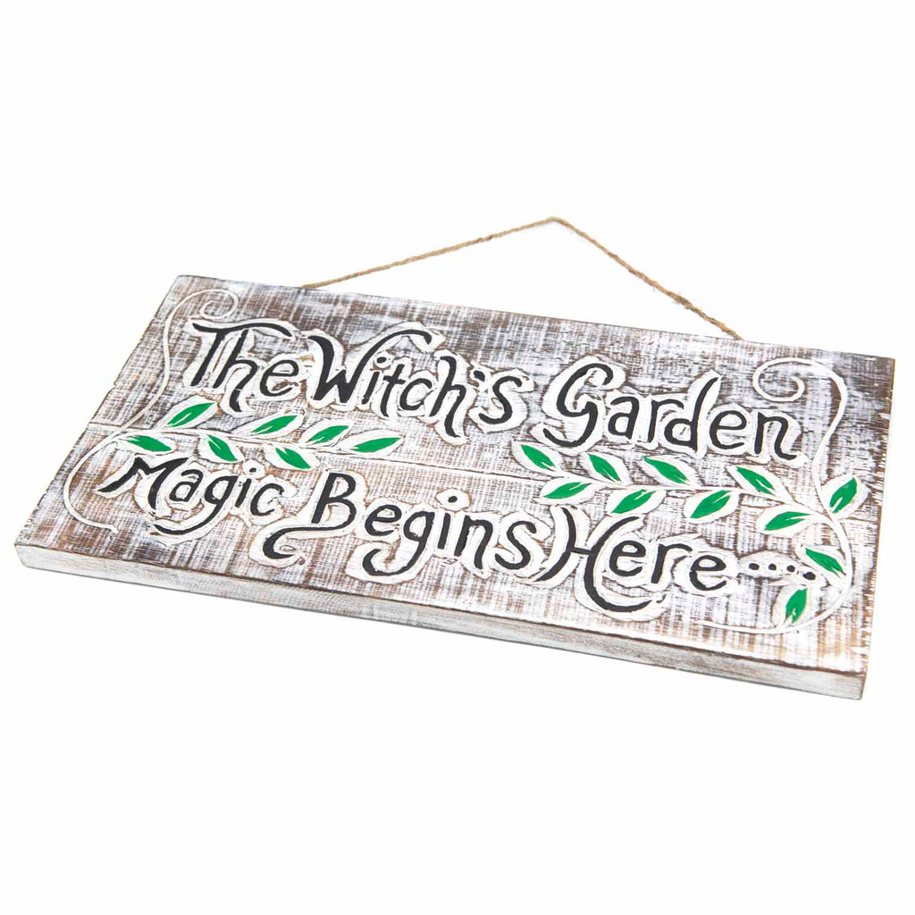 Witch's Garden Plaque-Siesta Crafts