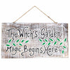 Witch's Garden Plaque-Siesta Crafts