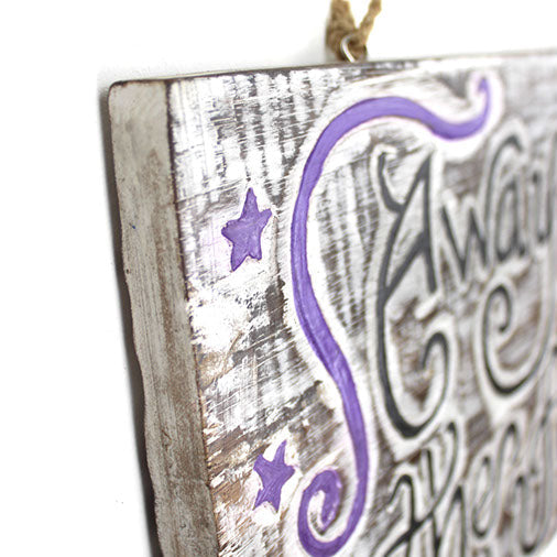 Away with the Fairies Plaque-Siesta Crafts