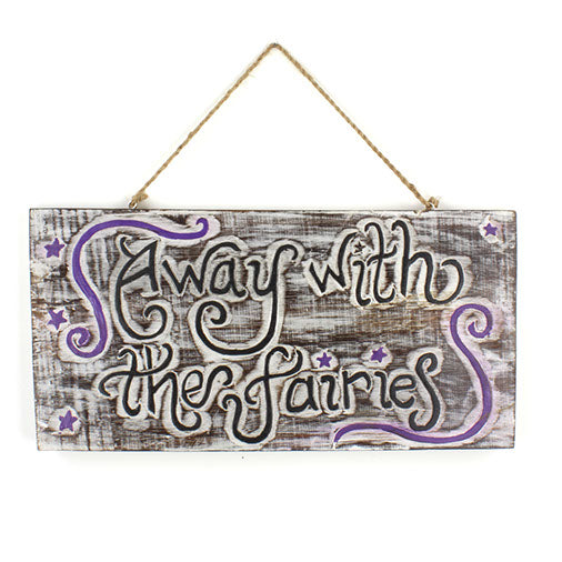 Away with the Fairies Plaque-Siesta Crafts
