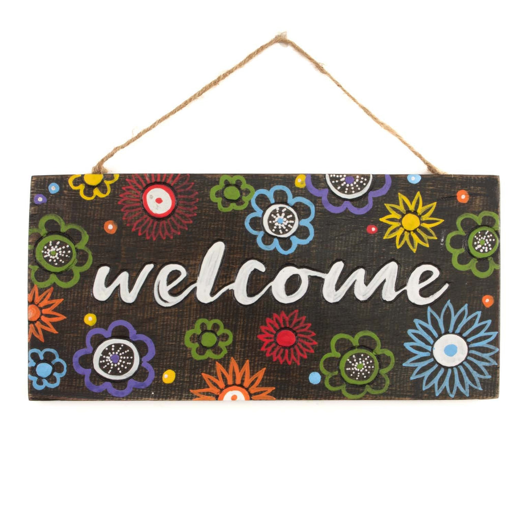Welcome Plaque-Siesta Crafts