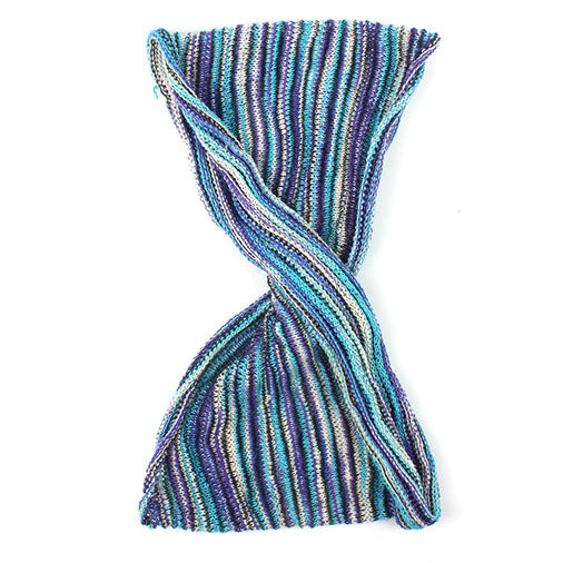 Knitted Cotton Hair Wrap-Siesta Crafts