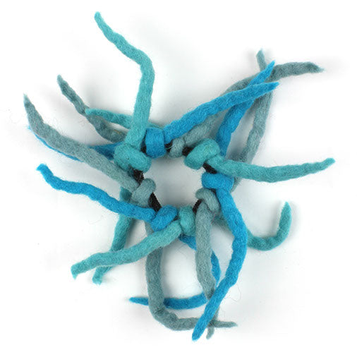 Felt Knot Hair Scrunchie-Siesta Crafts