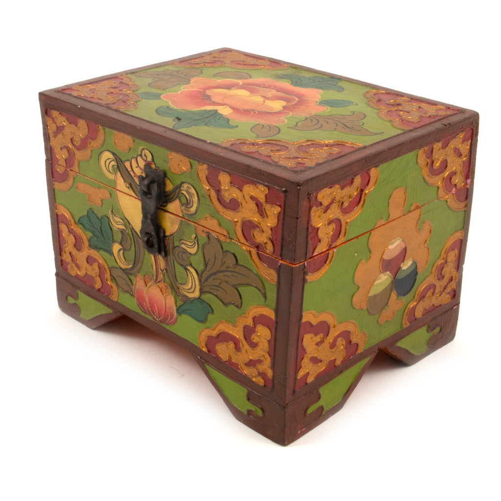 Tibetan Style Box with Feet-Siesta Crafts