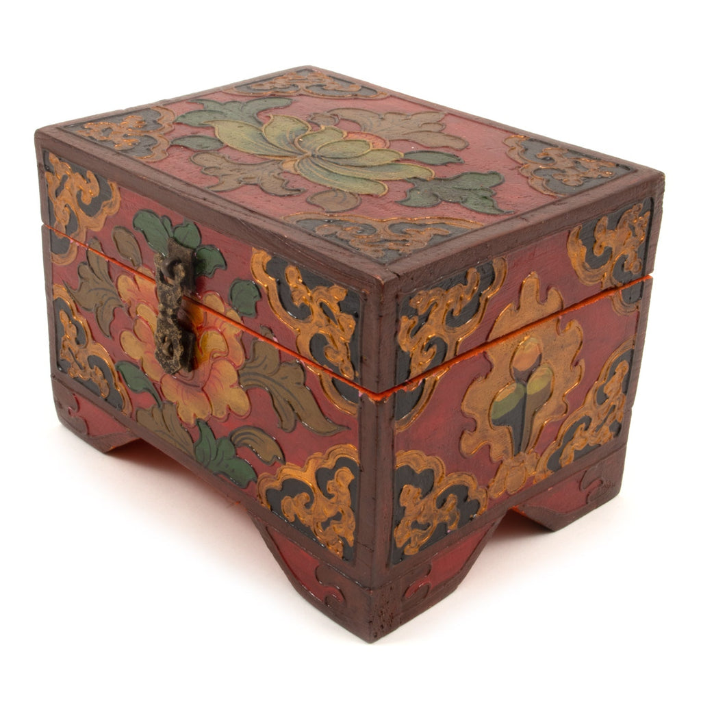 Tibetan Style Box with Feet-Siesta Crafts
