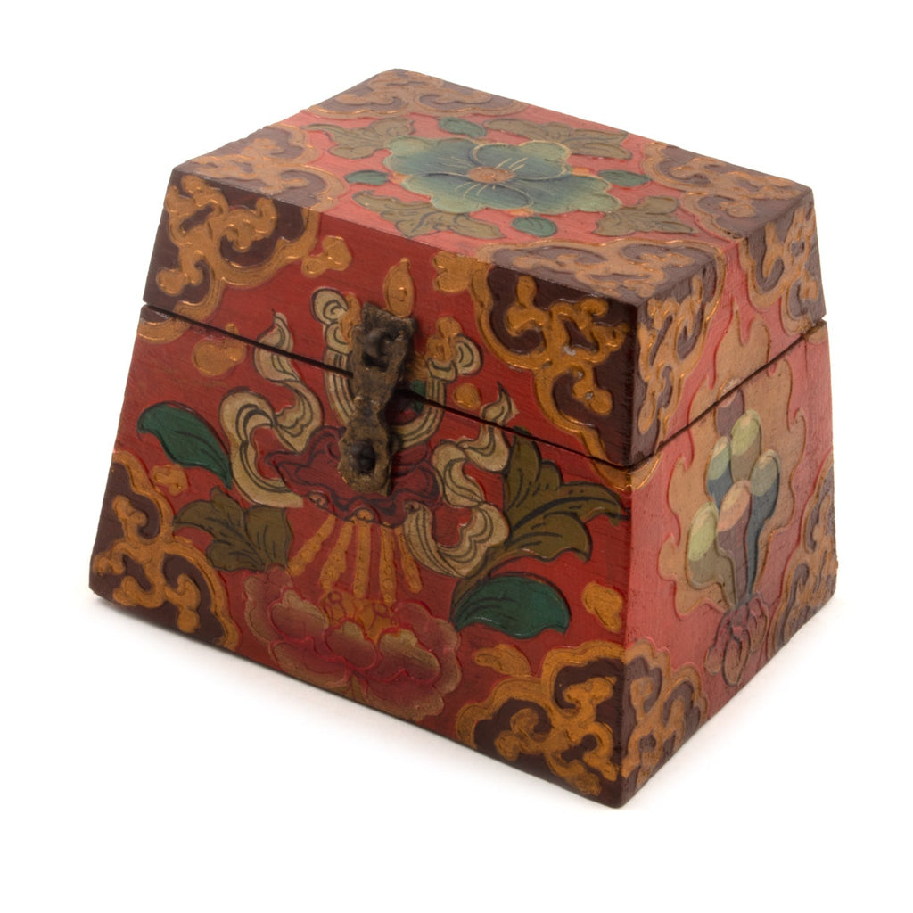 Square Pyramid Tibetan Style Box-Siesta Crafts
