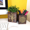 Nesting Storage Pots - Gold Tree and Flower of Life-Siesta Crafts