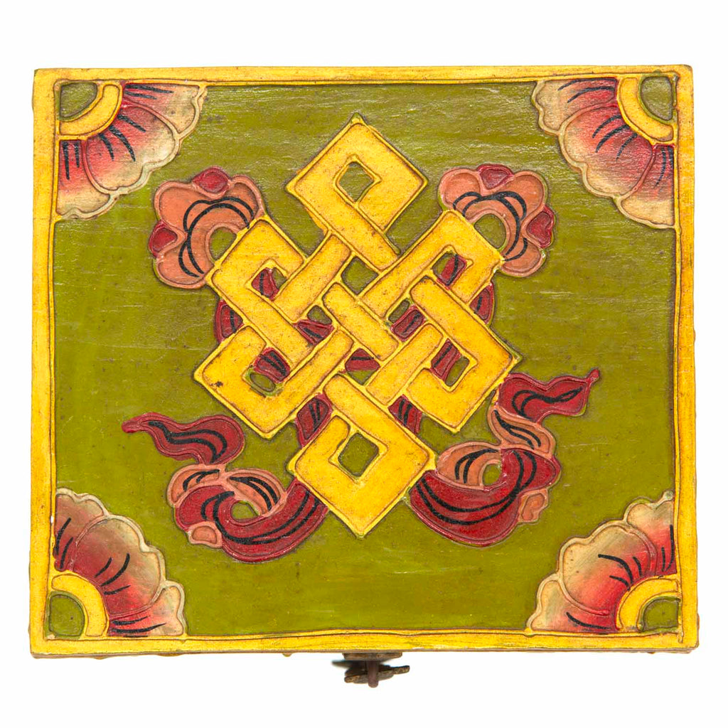 Tibetan Style Box with Drawer-Siesta Crafts
