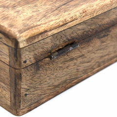 Wooden Box with Cross-Siesta Crafts