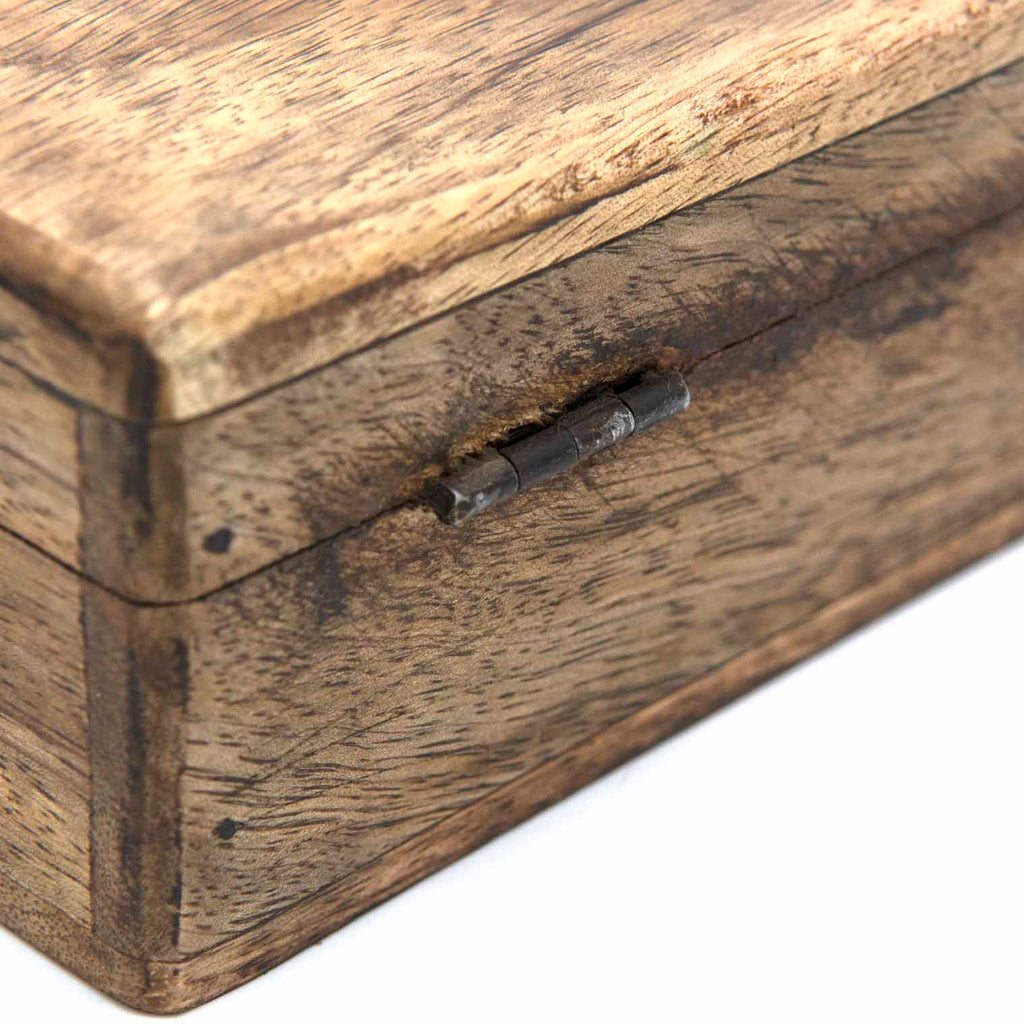 Wooden Box with Cross-Siesta Crafts