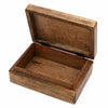 Wooden Box with Cross-Siesta Crafts