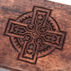 Wooden Box with Celtic Cross-Siesta Crafts