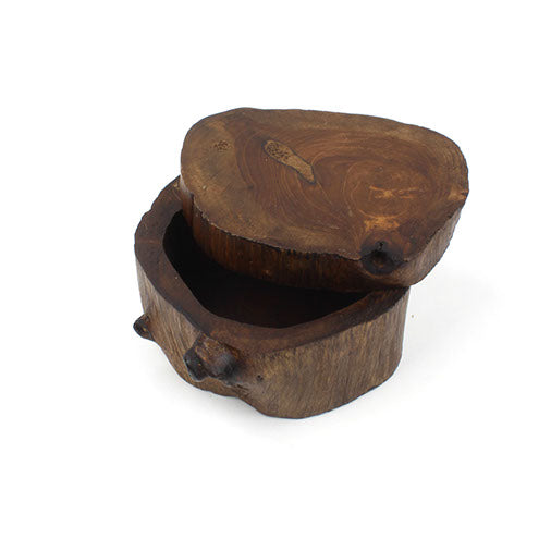 Log Box with Sliding Lid-Siesta Crafts