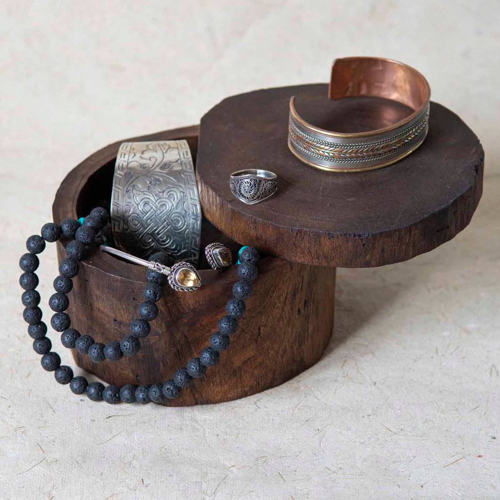 Log Box with Sliding Lid-Siesta Crafts