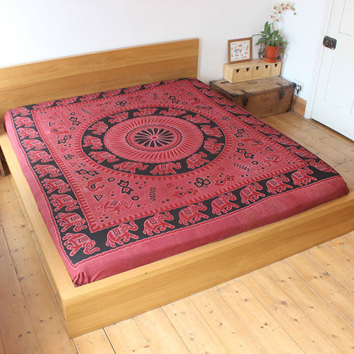 'Traditional' Elephant Bedspread-Siesta Crafts