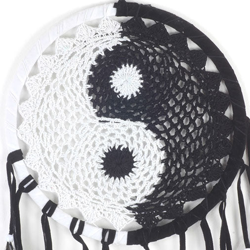 Yin Yang Crochet Dreamcatcher-Siesta Crafts