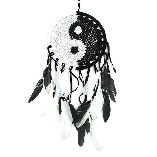 Yin Yang Crochet Dreamcatcher-Siesta Crafts
