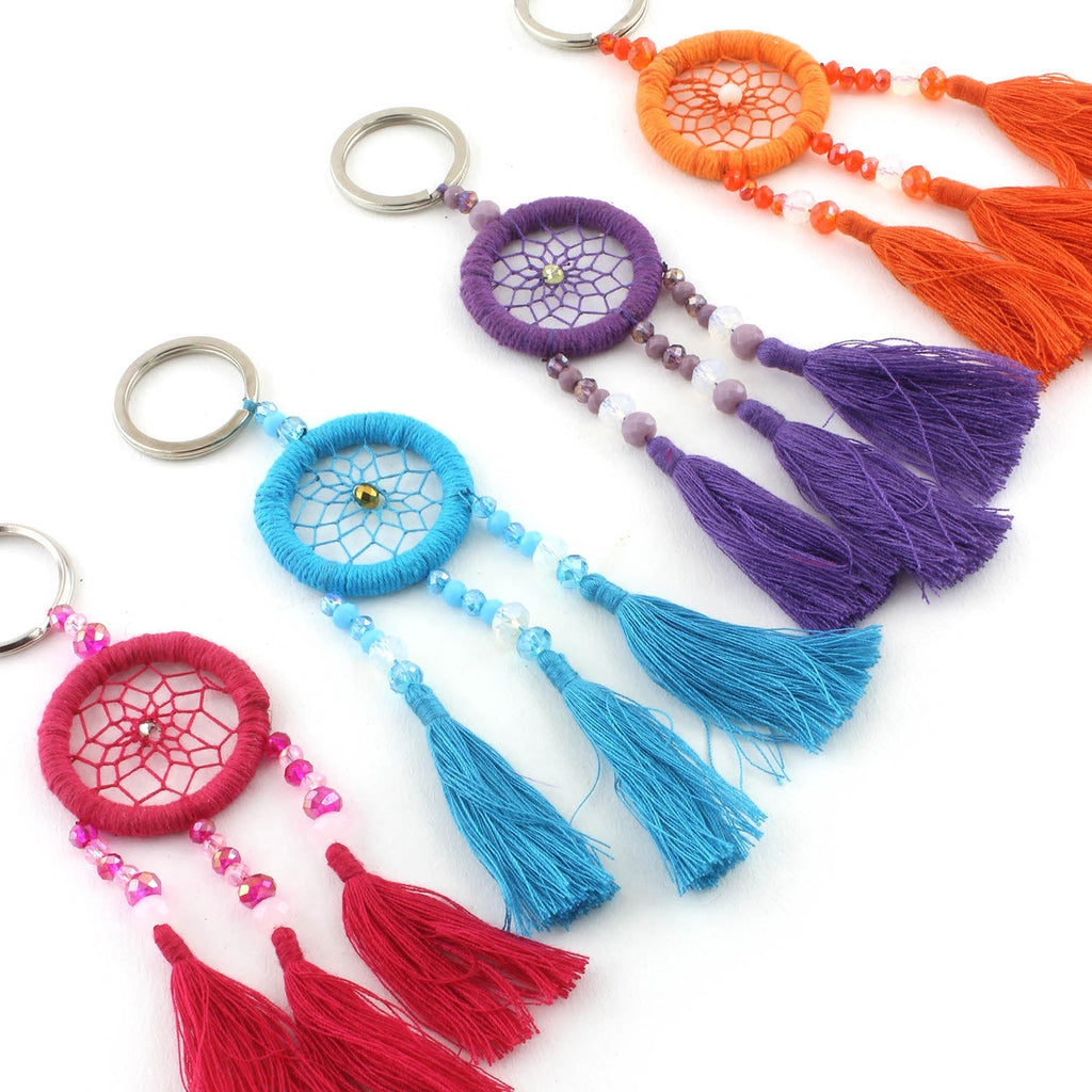 Dreamcatcher Keyring-Siesta Crafts