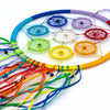 Chakra Dreamcatcher with Ribbons-Siesta Crafts