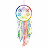 Chakra Dreamcatcher with Ribbons-Siesta Crafts