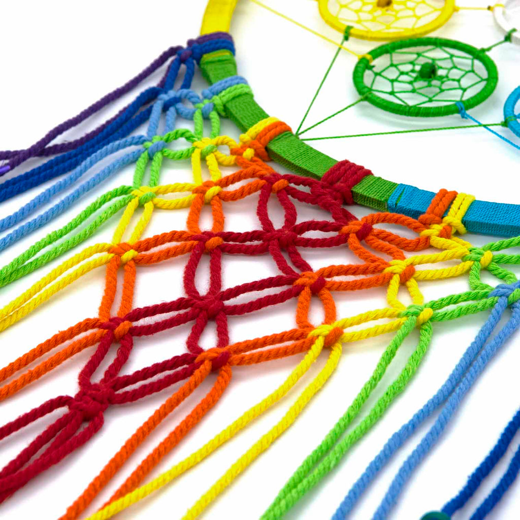 Chakra Dreamcatcher with Crochet-Siesta Crafts
