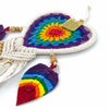 Rainbow Heart Dreamcatcher-Siesta Crafts