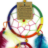 Small Bright Rainbow Dreamcatcher-Siesta Crafts