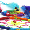 Small Bright Rainbow Dreamcatcher-Siesta Crafts